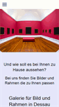 Mobile Screenshot of galerie-fuer-bild-und-rahmen.com